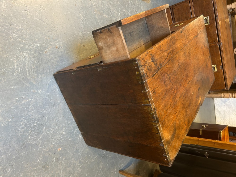 Pair Colonial Campaign  Chest Of Drawers View X
