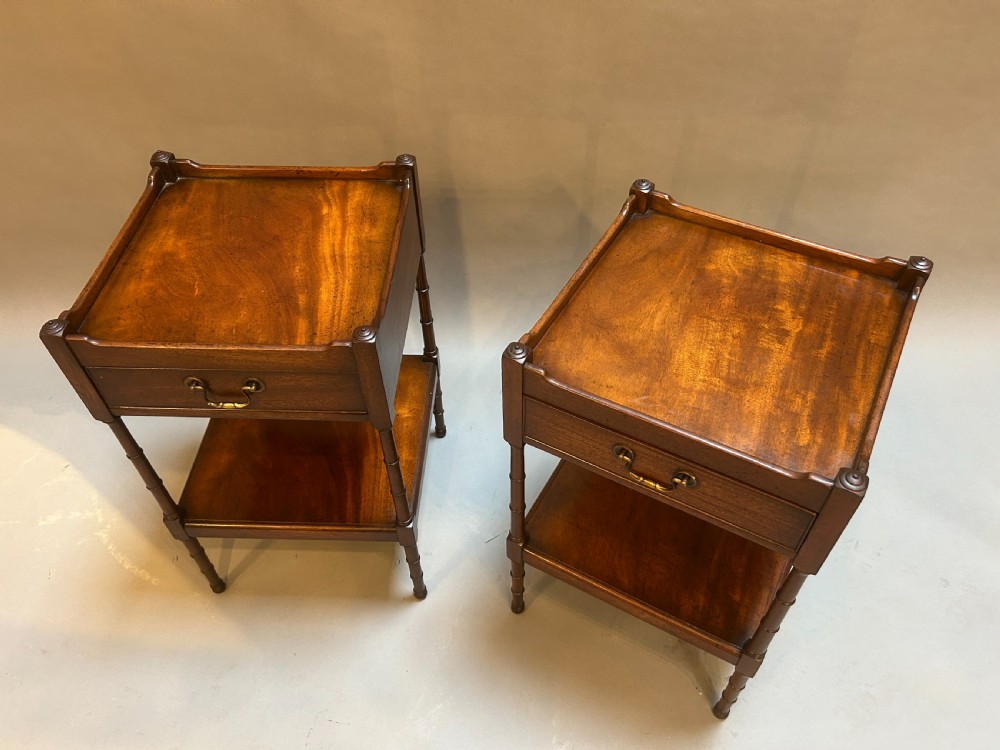 Pair George III Style Side Tables View II