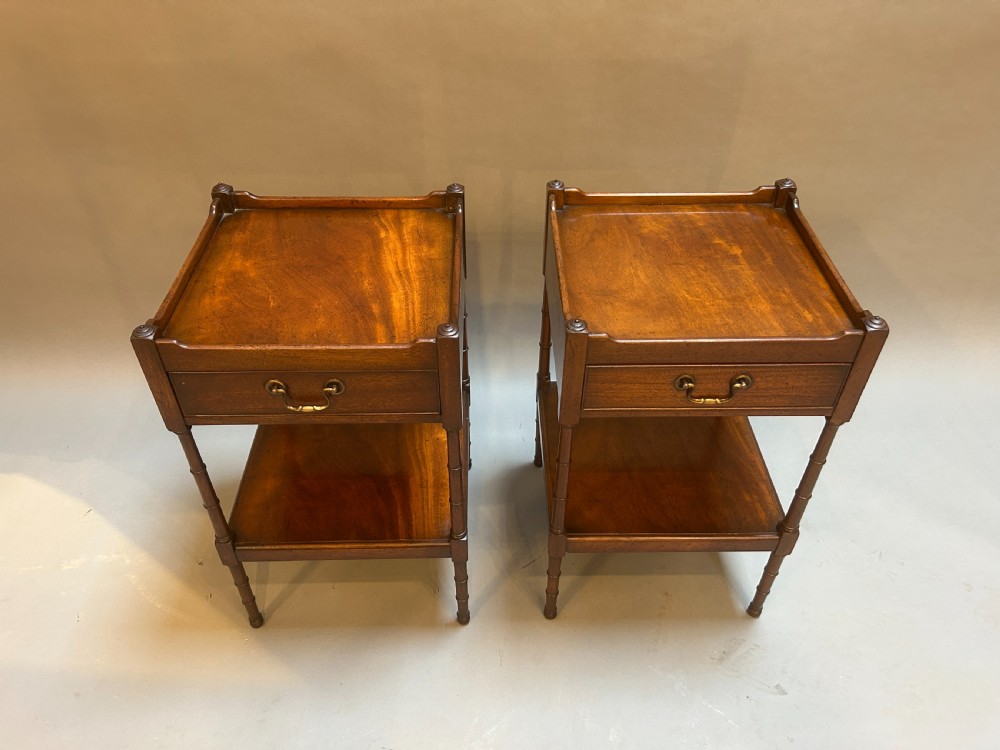 Pair George III Style Side Tables View III