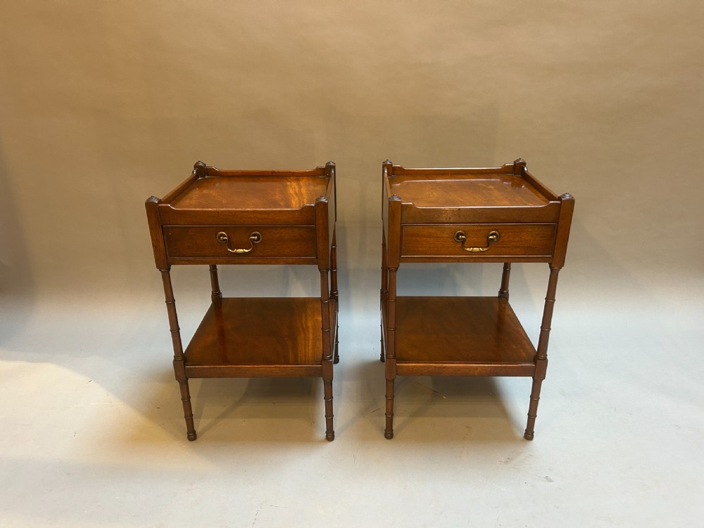Pair George III Style Side Tables View IV
