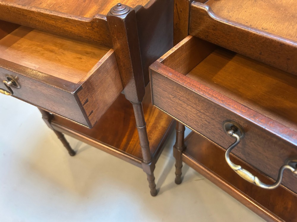 Pair George III Style Side Tables View V