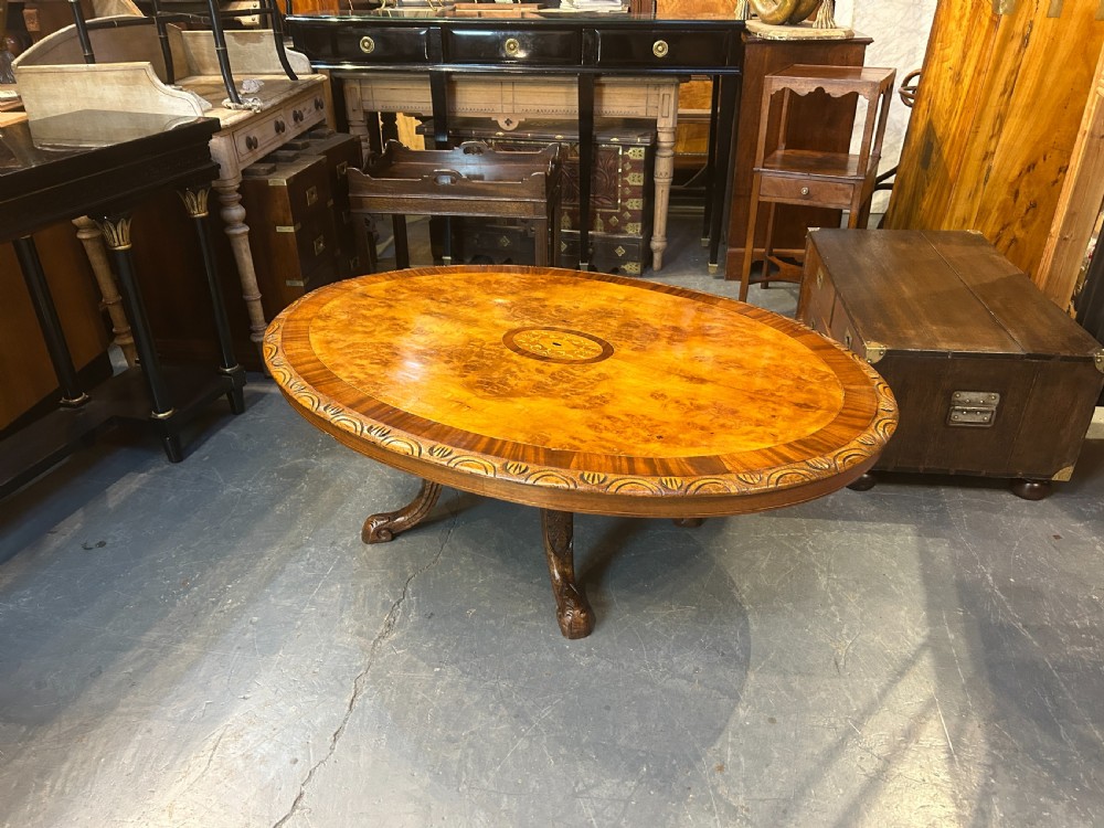 victorian walnut coffee table View VI