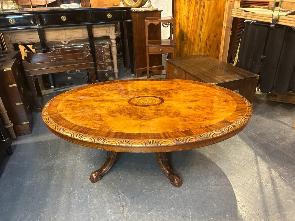 victorian walnut coffee table View VIII