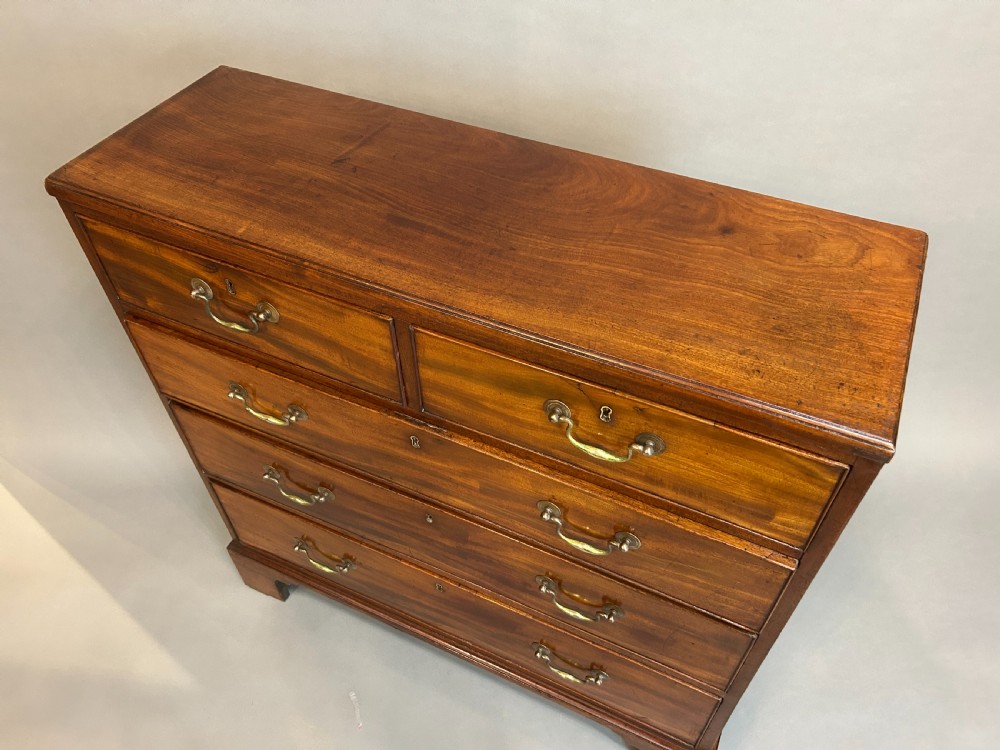 george III mahogany hall chest of drawers View II