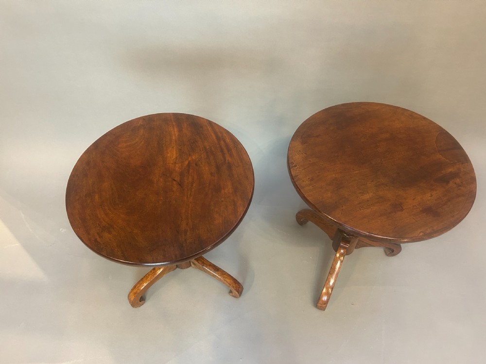 pair C19th occasional tables View II