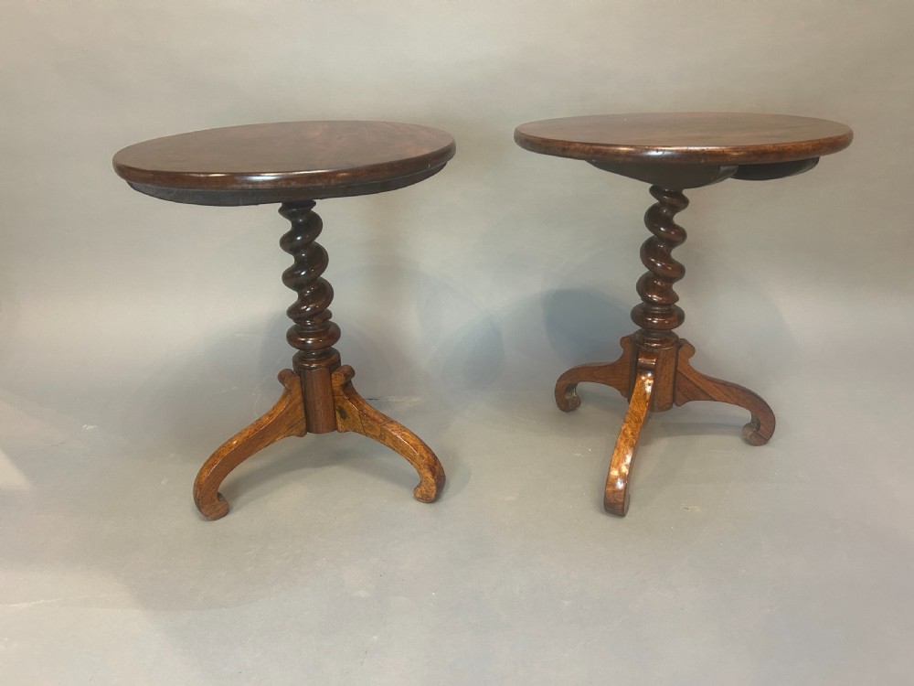 pair C19th occasional tables View III