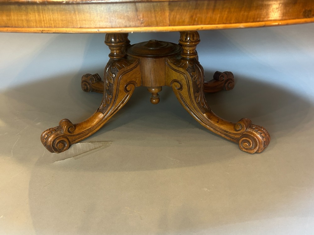 victorian walnut coffee table View V