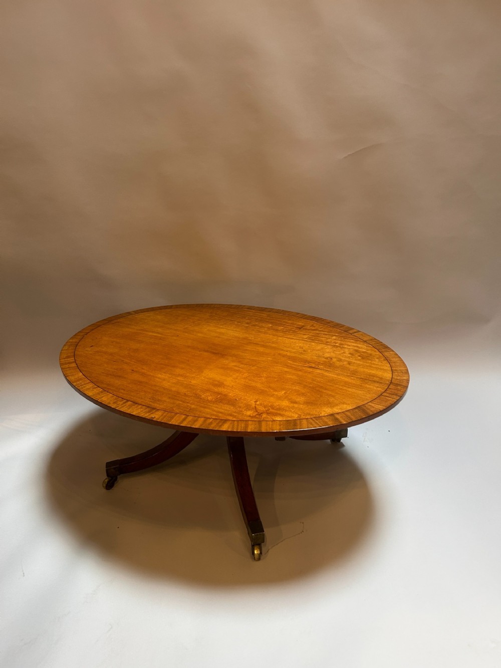 Antique Mahogany Oval Coffee Table