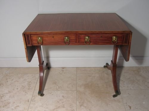 REGENCY SATINWOOD SOFA TABLE