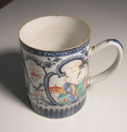 Qianlong Famille Rose Canister Mug
