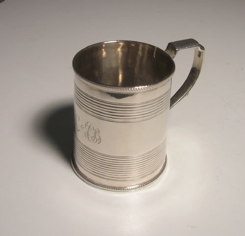 Georgian Silver Christening Mug 1821