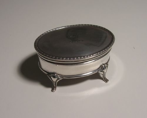 Silver Ring/jewel Chest 1911