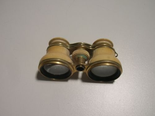 A Pair of Victorian Ivory and Brass Opera Glasses