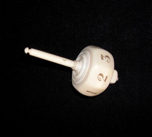 Rare 19th Century Ivory Spinning Top