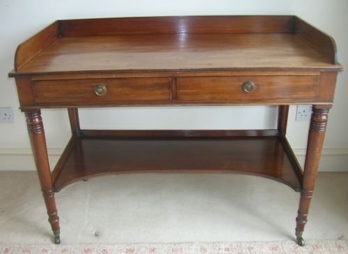 Victorian Mahogany Dressing Table or Washstand