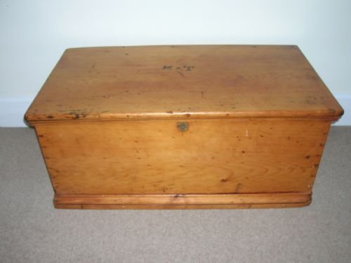 Victorian Pine Blanket Box