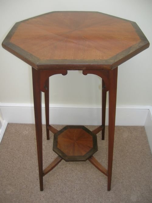 Edwardian Octagonal Plant Table