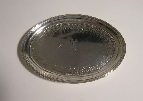 George III Silver Teapot Stand by John Emes