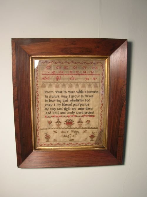 Georgian Sampler by "Mary Main" 1829
