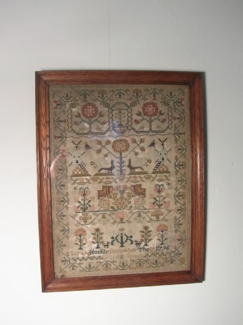 Georgian Sampler "Sarah Hockley" 1796
