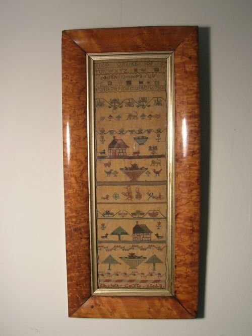 fig 1. Early Georgian Sampler by