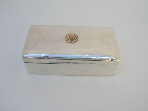Large Silver Box by Mappin & Webb