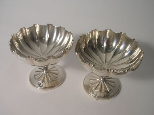 Pair of Silver Nut Bowls by Mappin & Webb