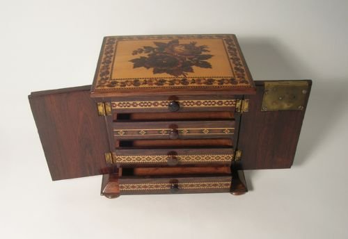Miniature Tunbridge Ware Cabinet