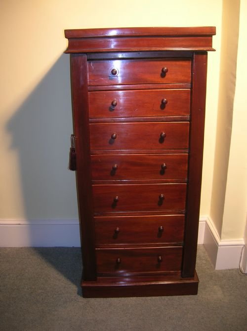 Victorian Mahogany Wellington Chest