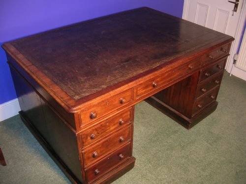 Victorian Mahogany Partners Desk