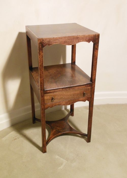 Georgian Mahogany Bedside Table