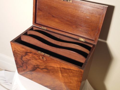 Victorian Rosewood Document Box