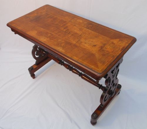 Victorian Inlaid Mahogany Side Table