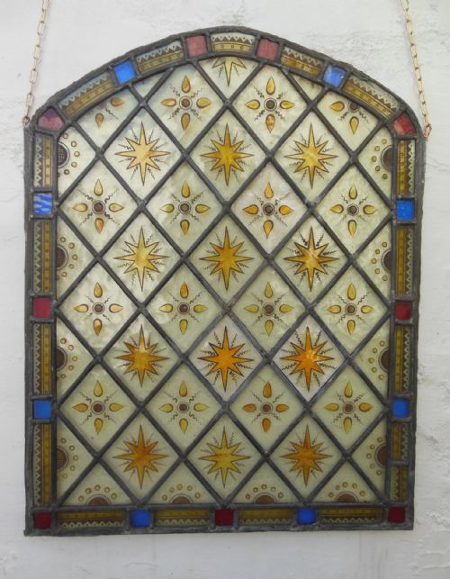 Victorian Stained Glass Panel