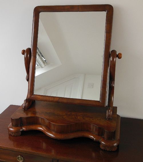 Large Victorian Dressing Table Mirror