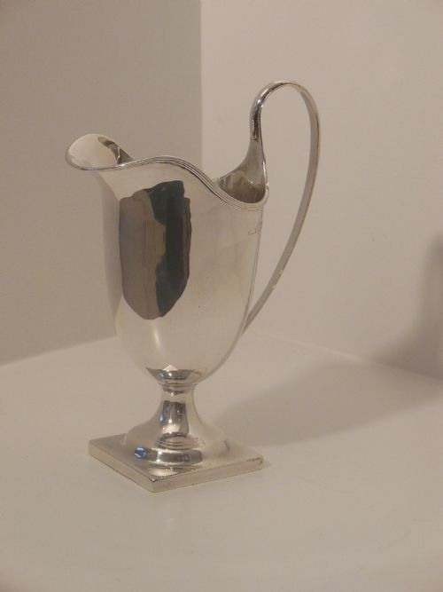 Silver Cream Jug Adam Style