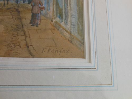 PAIR OF WATERCOLOURS OF CHESTER BY T FAIRFAX - ADDITIONAL PHOTO 3