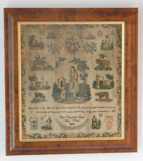 Victorian Sampler "Eliza Charlotte Allen"
