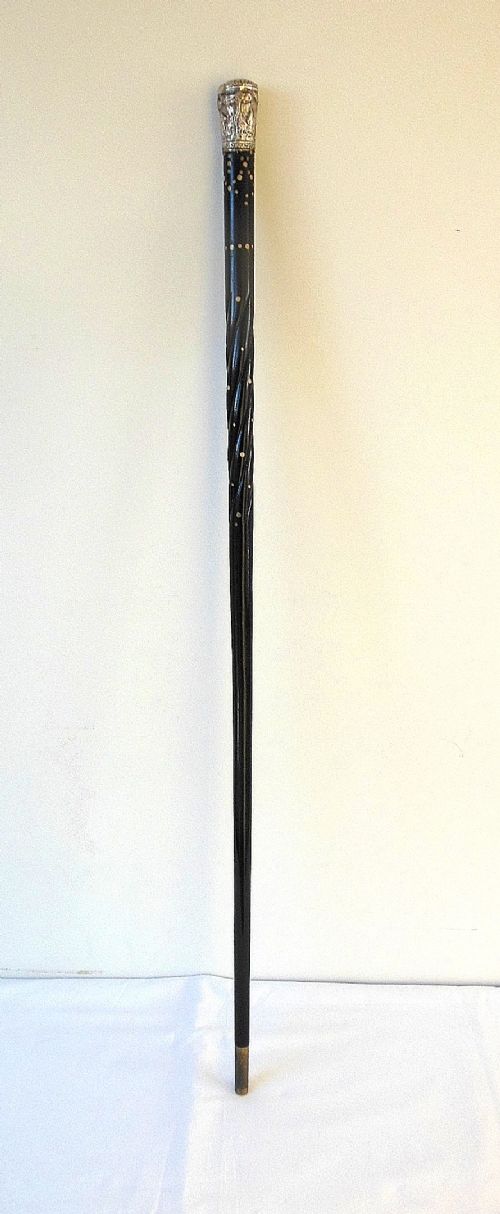 African Ebony Walking Cane