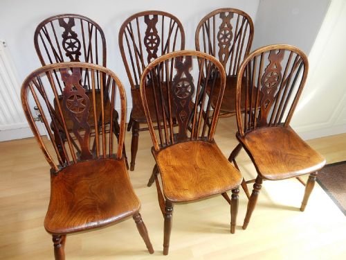 Set of Six Windsor Chairs
