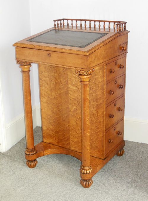 Very Rare Burr Maple Davenport