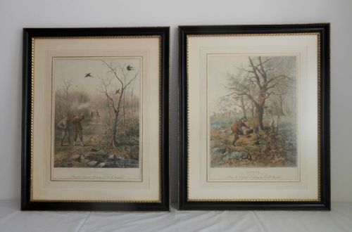 Pair of 19th Century Shooting Prints