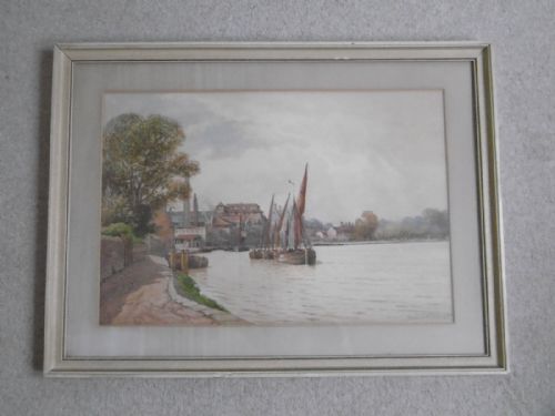 Thames at Mortlake by Gordon a Meadows