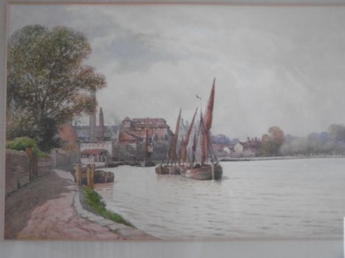 fig 1. Thames at Mortlake by Gordon A Meadows