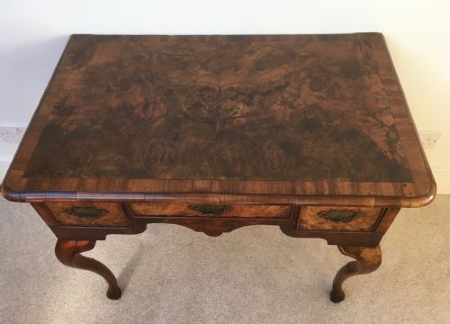 GEORGE II BURR WALNUT LOWBOY - ADDITIONAL PHOTO 2