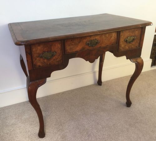 GEORGE II BURR WALNUT LOWBOY - ADDITIONAL PHOTO 6