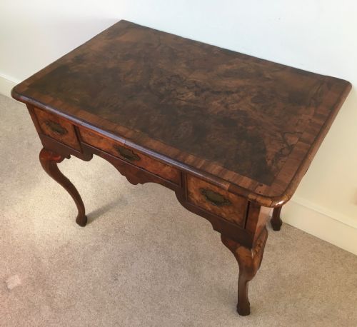 GEORGE II BURR WALNUT LOWBOY - ADDITIONAL PHOTO 12