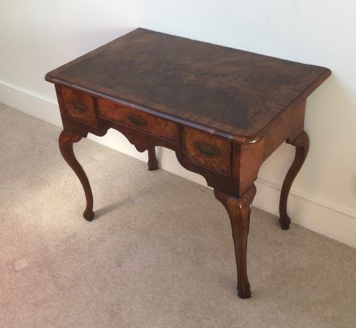 GEORGE II BURR WALNUT LOWBOY - ADDITIONAL PHOTO 13
