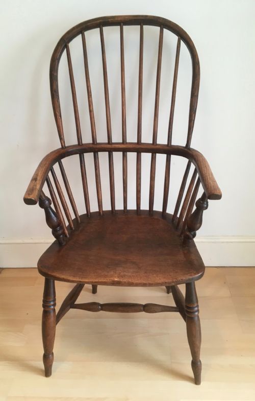 Elm Windsor Stick Back Armchair