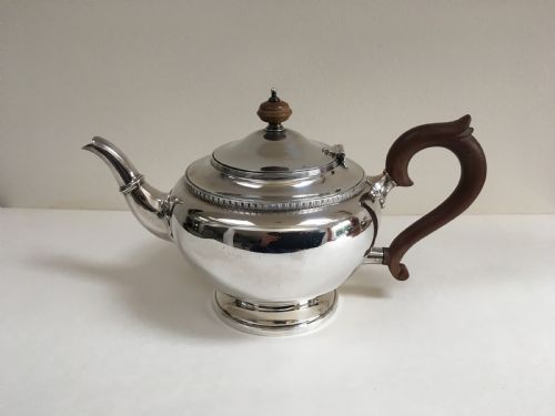 fig 1. Art Deco Period Silver 3 Piece Tea Set